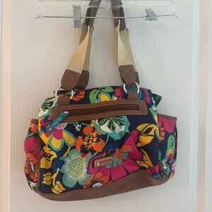 Lily Bloom Colorful Floral Shoulder Bag